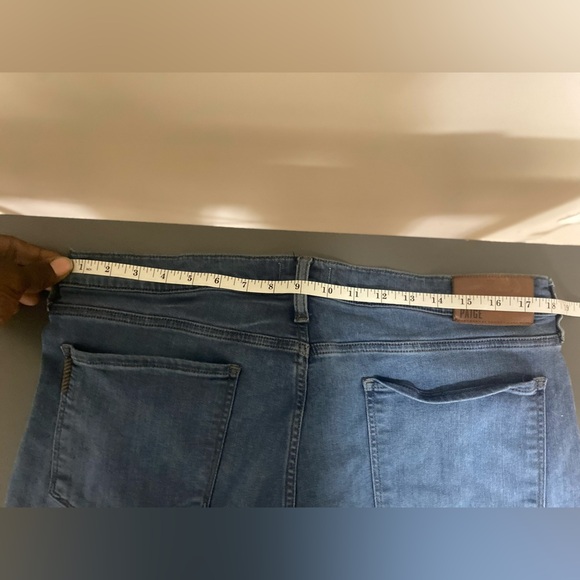 Paige Men’s Federal Tapered Jeans in Burnett Size 36 Light Wash Slim Straight - Picture 8 of 16